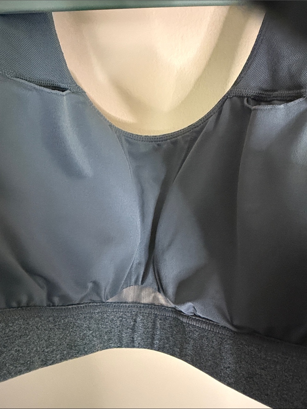Gray Racerback Sports Bra - Women's Intimates - Picture 7 of 7